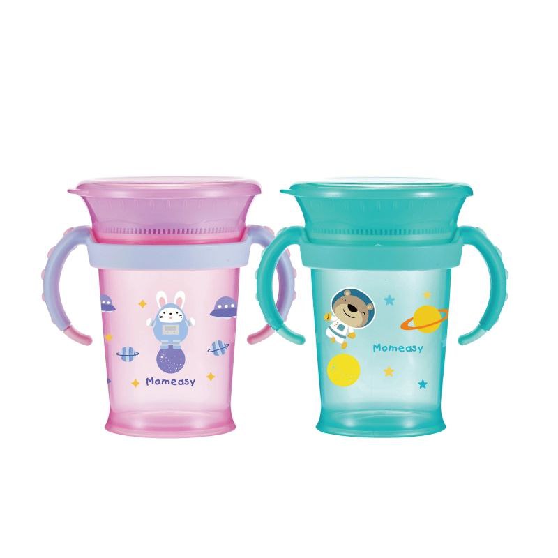 Momeasy 360° non spill cups. ✓ Designed to help prevent spills