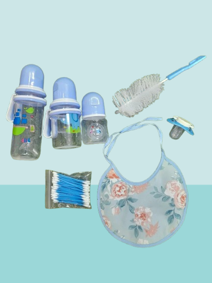 7 set baby feeding bottles