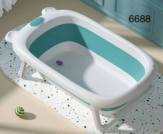 Foldable baby basin or bath tub