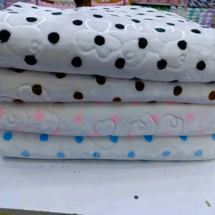 Dotted baby blankets