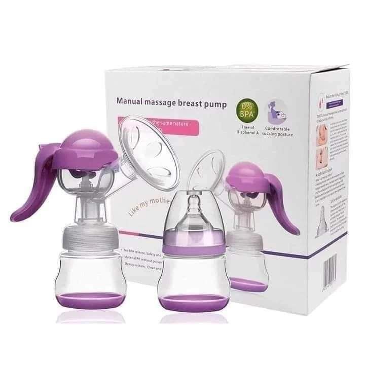 Manual breast pump