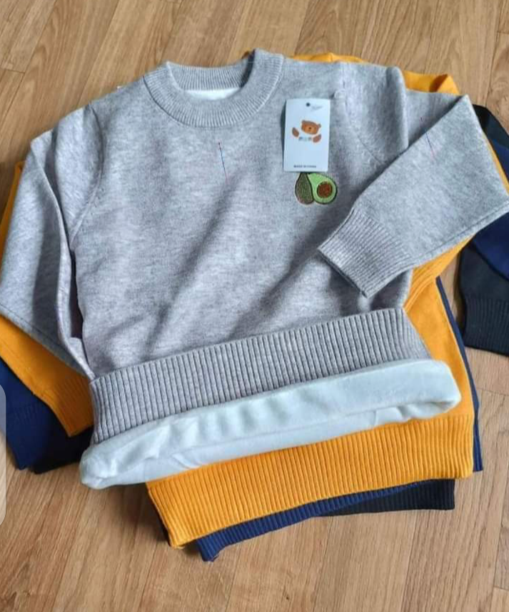Non hooded baby sweaters